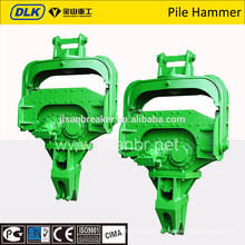 excavator mounted hydraulic vibro pile hammer for construction